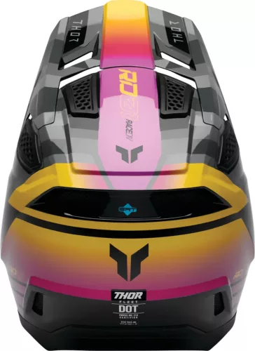 Thor Fleet Camber Lila Sárga Cross Bukósisak Méret:XS
