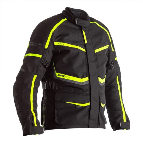 RST Maverick Textil motoros kabát - Fekete/Neon 44