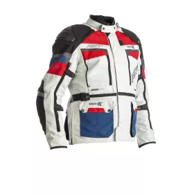 RST Adventure-X Kék Piros Textil Motoros Kabát 42