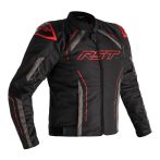 RST RST S-1 Fekete Piros Textil Motoros Kabát