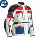 RST Adventure-X Légzsákos Kék Piros Textil Motoros Kabát 40