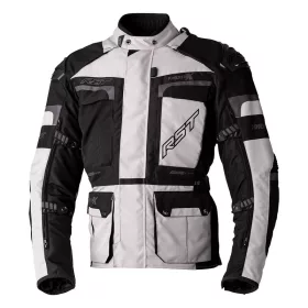   RST Adventure-X Légzsákos Fekete Silver Textil Motoros Kabát 48