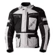 RST Adventure-X Légzsákos Fekete Silver Textil Motoros Kabát 48