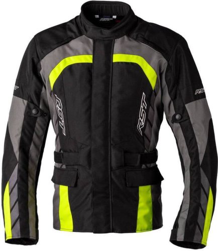 RST Alpha 5 CE Textil kabát - Fekete/Flo 44