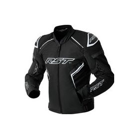 RST S1 D3O Textil Motoros Kabát Fekete-Fehér