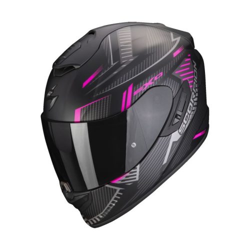 Scorpion EXO-1400 EVO AIR Shell 2023 Fekete/Pink bukósisak M