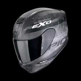 Scorpion EXo-391 AVA Bukósisak Matt Fekete-ezüst Méret:L