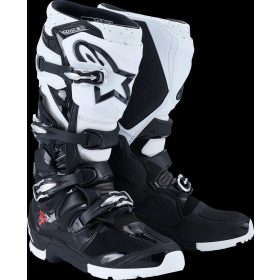 Tech 7 Enduro Csizma Fekete Fehér