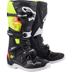 ALPINESTARS Tech 5 Black/Red/Fluo MX Csizma