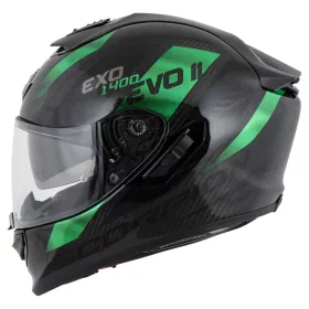Scorpion Exo-1400 Evo II Air Zöld Fekete Bukósisak