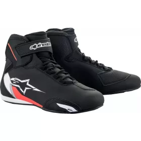 Alpinestars Sektor Fekete Fehér Piros Utacai Motoros Cipő
