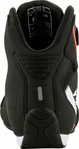 Alpinestars Sektor Fekete Fehér Piros Utacai Motoros Cipő Méret:40,5