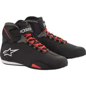 ALPINESTARS Sektor Fekete Piros Motoros Cipő 42