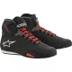 ALPINESTARS Sektor Fekete Piros Motoros Cipő 42