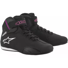 Alpinestars Sektor Fekete/Pink Női Motoros Cipő