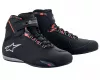 Alpinestars Sektor Vízálló Fekete Piros Szürke Utcai Motoros Cipő Méret:45