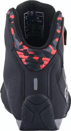 Alpinestars Sektor Vízálló Fekete Piros Szürke Utcai Motoros Cipő Méret:45