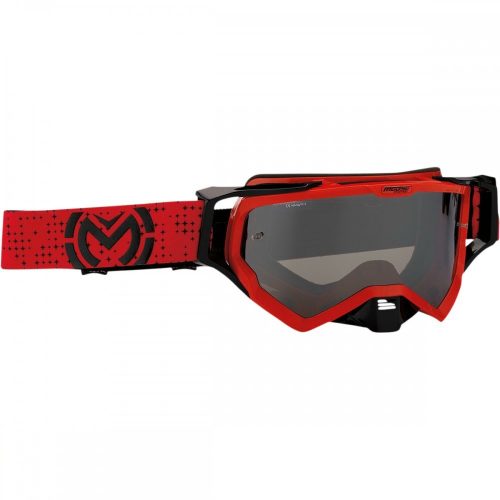 Moose Racing XCR Pro Star Piros Fekete Cross szemüveg