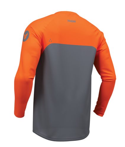 Thor Ridemode Menace Szürke-Narancs Cross Mez Méret:4XL