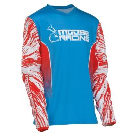 Moose Racing Agroid Kék Gyerek Cross Mez