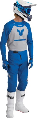 Thor Ridemode Static Kék Cross Kesztyű