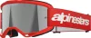 Alpinestars Vision 3 Wordmark Cross szemüveg Piros