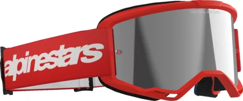 Alpinestars Vision 3 Wordmark Cross szemüveg Piros
