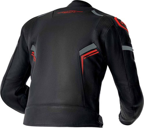 RST S1 D30 Motoros Bőrkabát - Fekete-Piros Méret:2XL