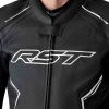 RST S1 D30 Motoros Bőrkabát - Fekete-Fehér Méret:3XL