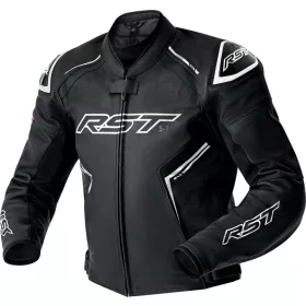 RST S1 D30 bőrdzseki fekete-fehér L(44)