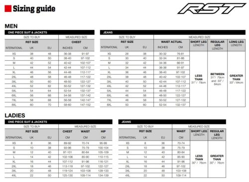 RST S1 D30 Motoros Bőrnadrág - Fekete Méret:XL