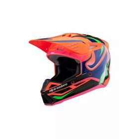 Alpinestars S-M3 Deegan Narancs/Pink Gyerek Cross Bukósisak