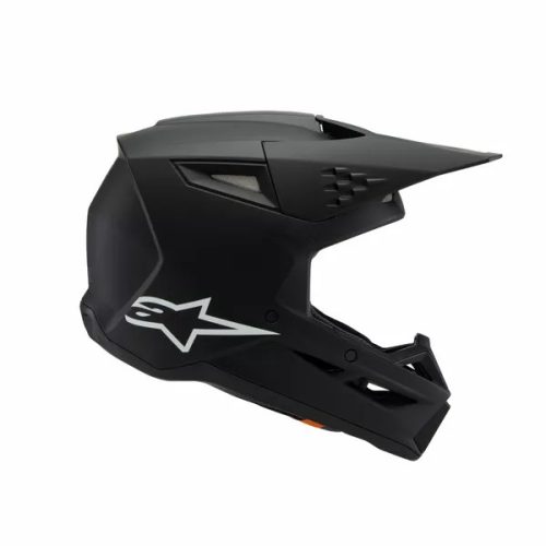 Alpinestars S-M3 Solid Matt Fekete Gyerek Cross Bukósisak M