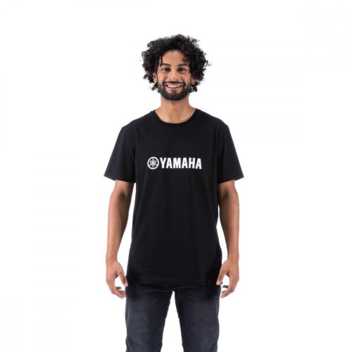 Yamaha REVS Fekete férfi póló L