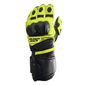 MugenRace G-MNR-2481 Fekete Fluo Motoros Kesztyű