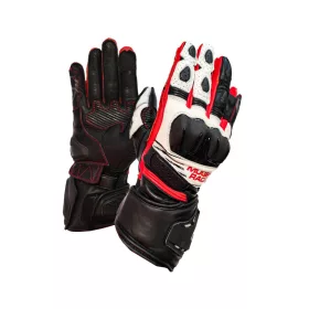 MugenRace G-MNR-2481 Fekete Fehér Piros Kesztyű