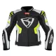 Mugen Race LJ-MNR-1821 Fekete Fehér Fluo Motoros Bőrkabát 50