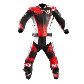 MugenRace MNR-2402 Fekete Piros 2 Részes Bőrruha