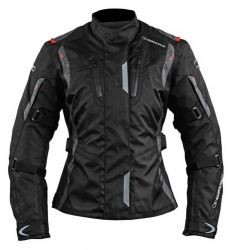 Mugen MNR-1145 Fekete Női Textil Motoros Kabát XL