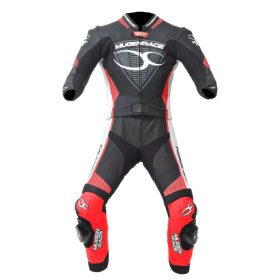 Mugen Race MNR-1711-LS2 Bőrruha Fekete Fehér Piros