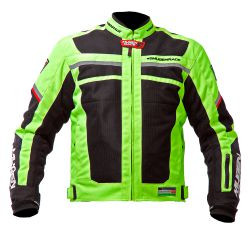 Mugen Race MNR-1731 Fekete-Fluo Textil Női motoros kabát XL