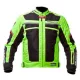 Mugen Race MNR-1731 Fekete-Fluo Textil Női motoros kabát