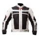 Mugen Race MNR-1731 Szürke-Fekete Textil Női motoros kabát L