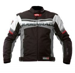 Mugen MNR-1735 Fekete Szürke Textil Motoros kabát M