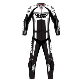 Mugen Race MNR-1913-LS2 Bőrruha Fekete Fehér KANGAROO