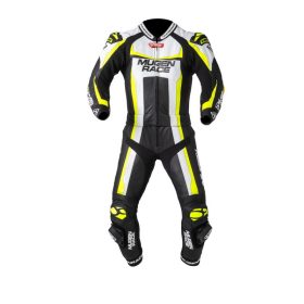 Mugen Race MNR-1913-LS2 Bőrruha Fekete Fehér Fluo KANGAROO