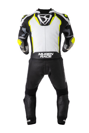 Mugen Race MNR-1913-LS2 Bőrruha Fekete Fehér Fluo KANGAROO