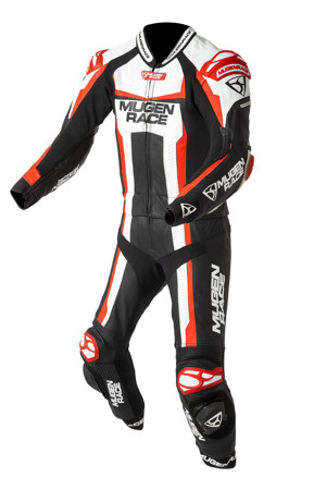 Mugen Race MNR-1913-LS2 Bőrruha Fekete Fehér Piros KANGAROO