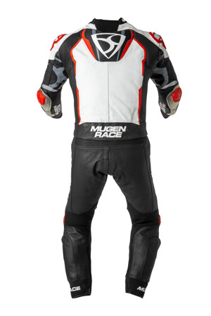 Mugen Race MNR-1913-LS2 Bőrruha Fekete Fehér Piros KANGAROO