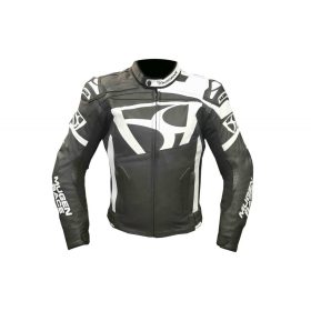 Mugen Race MNR-1920 Bőrkabát Fekete-Fehér